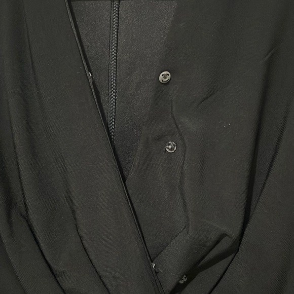 Be by Chetta B Black/Bronze Maxi Dress Size 4 - Picture 5 of 9